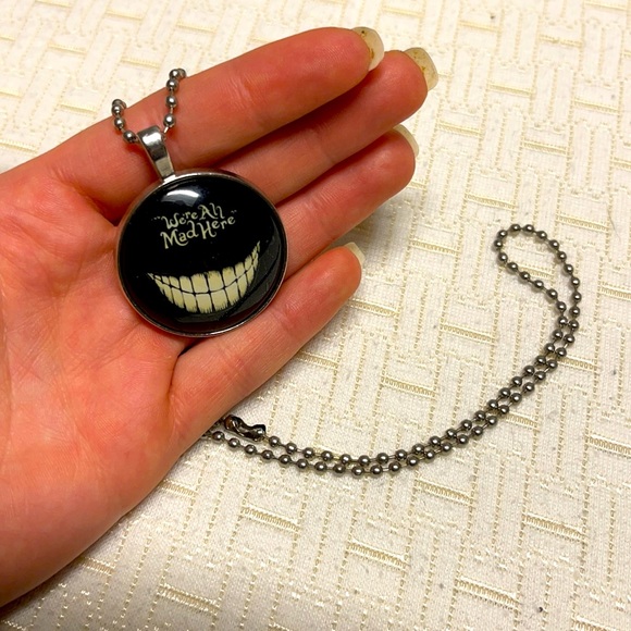 Glow in the Dark Cheshire Cat Necklace